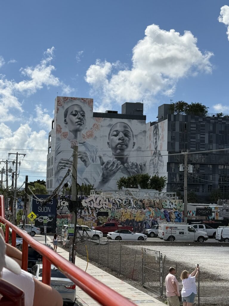 Miami Hop on Hop Off Bus Tour graffiti