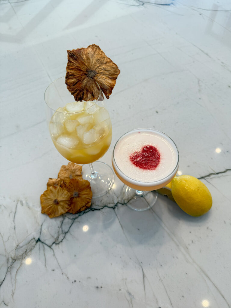 modern cocktail garnishes