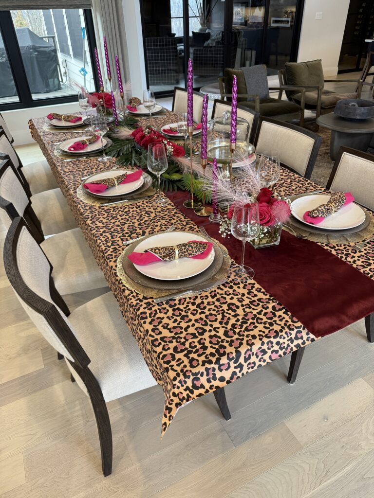 Wild About You Table Decor