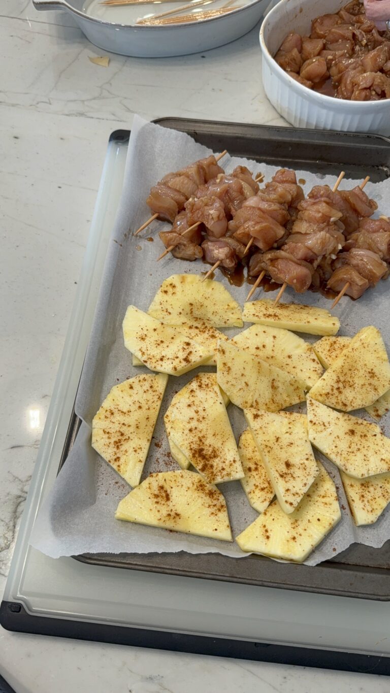 Crack on chicken with mango salsa