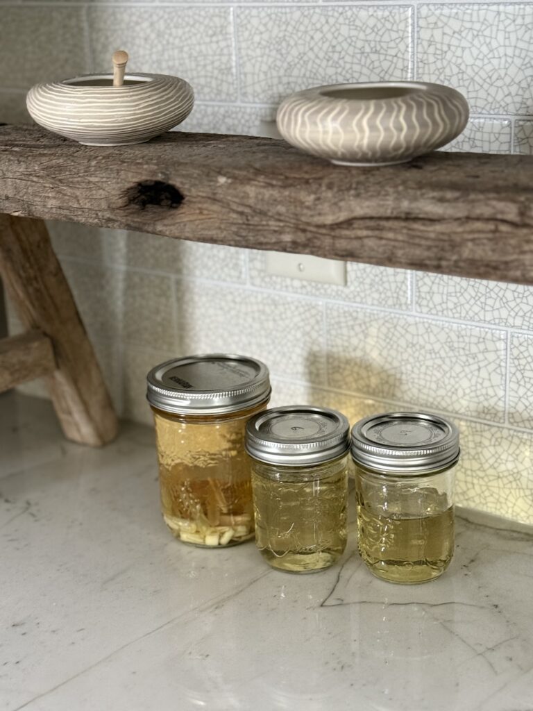 Lemongrass infused tequila and lemongrass syrup