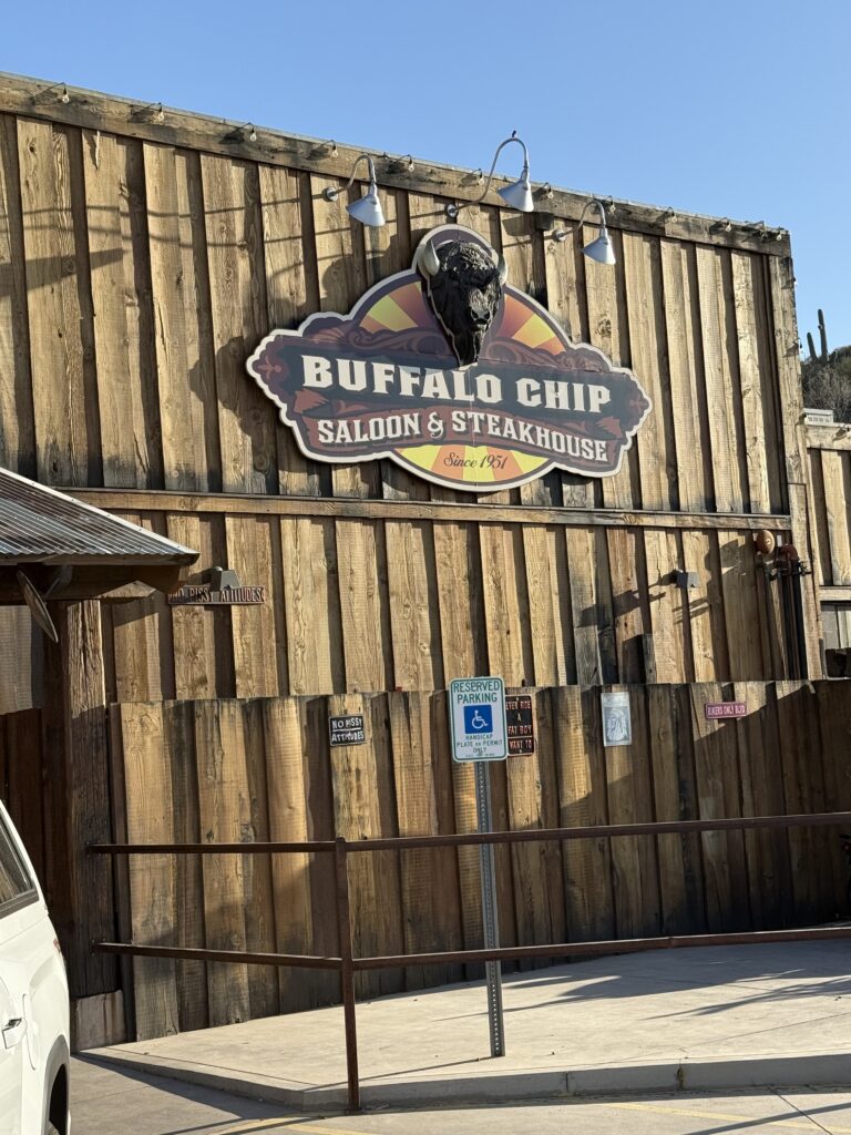 Buffalo Chip in Cave creek