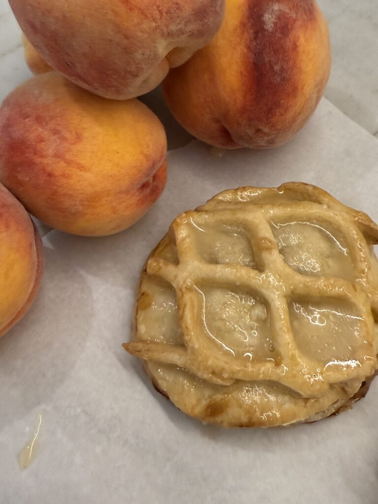 peach hand pies