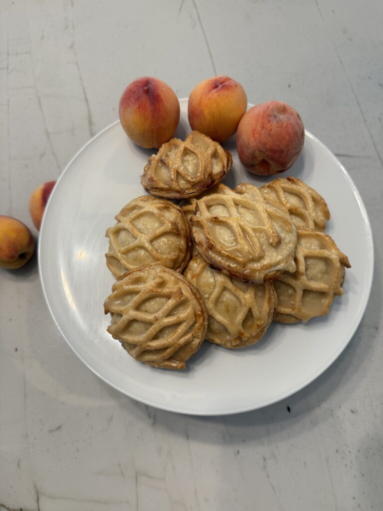 Perfectly Picnic Peach Hand Pies with a Browned Butter Icing