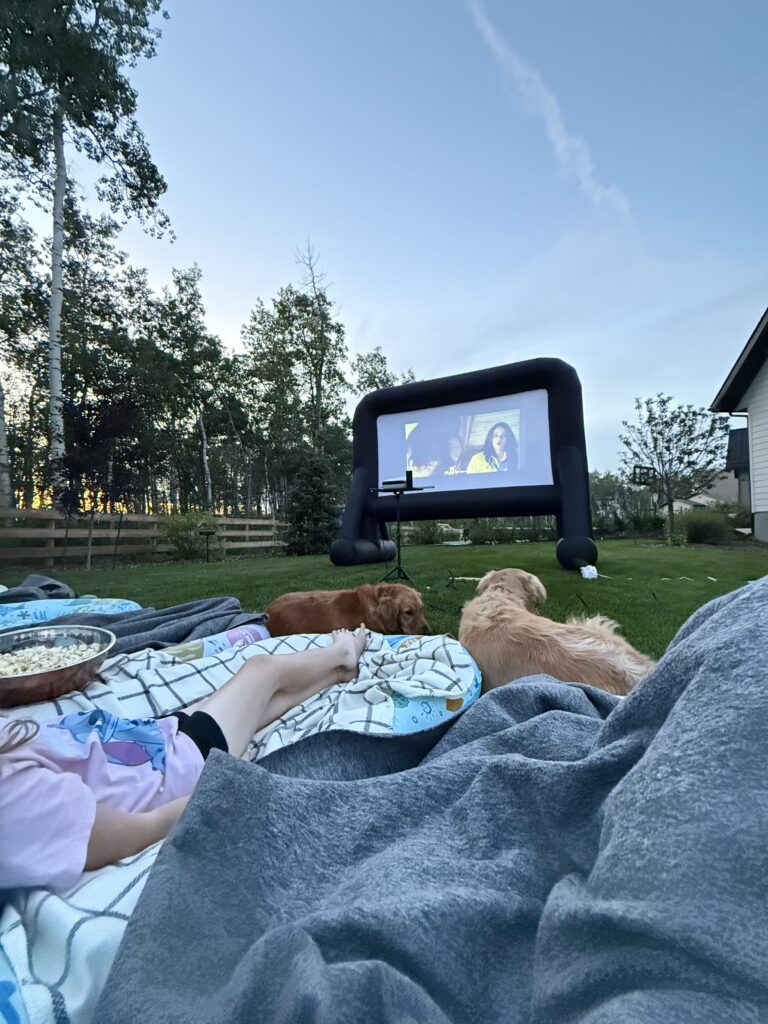 outdoor movie night