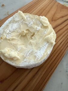 take the top off of the brie