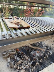 grill the plank and brie