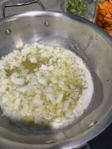 saute onions in butter