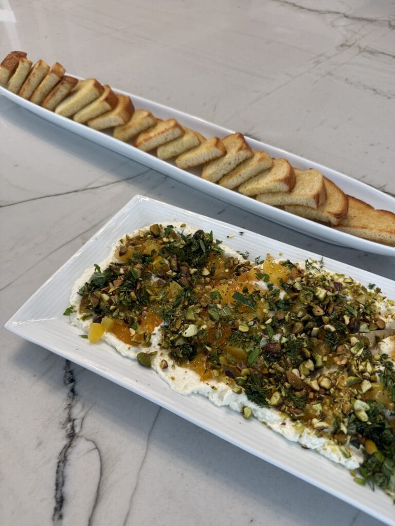 Whipped Ricotta with Peaches