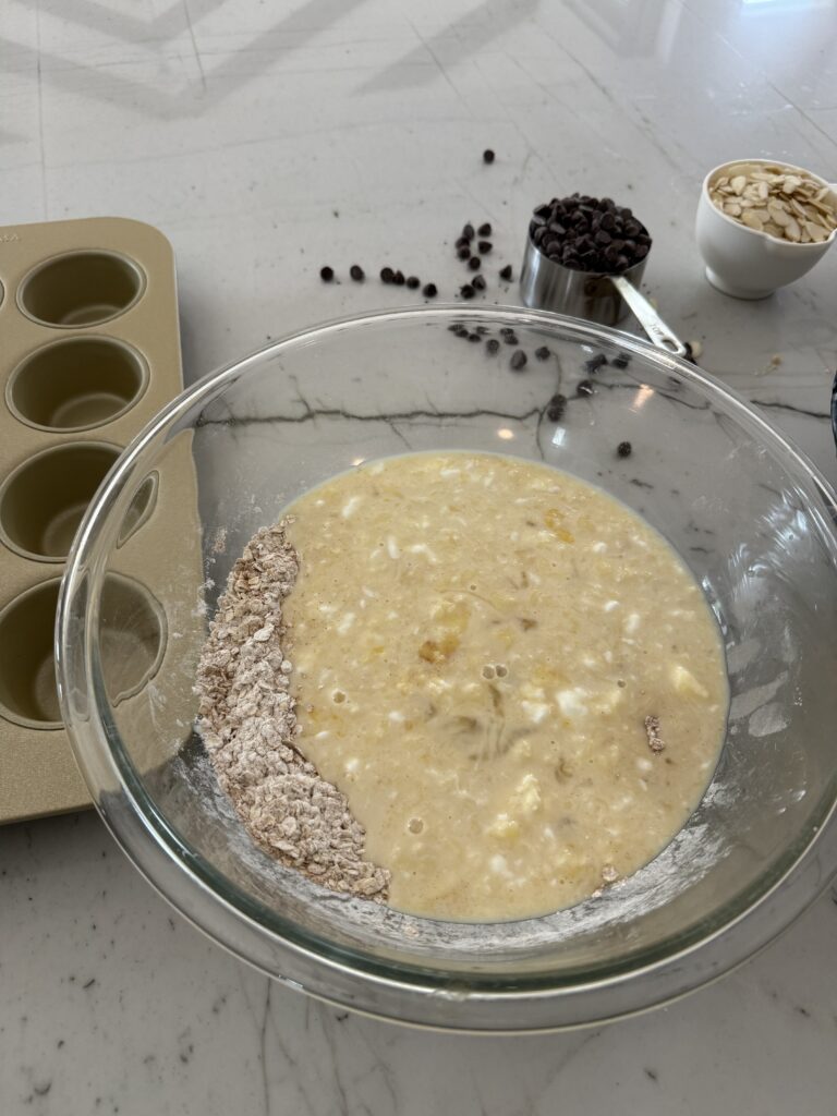 INGREDIENTS FOR MUFFINS
