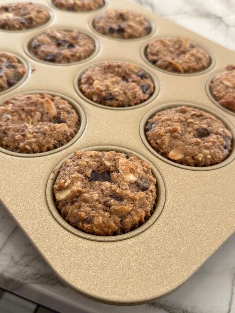 CHOCOLATE ALMOND LACTATION MUFFINS
